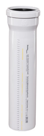Tubo PP Ostendorf/Crearplast-Skolan Safe, DN/OD 135 mm. Longitud 500 mm